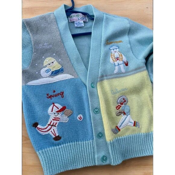 Vintage South Park Seasons Cardigan Sweater 4T - Picture 4 of 5